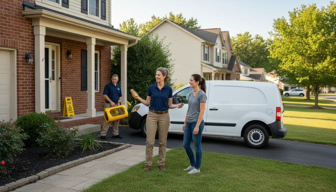 Water restoration image for Dehumidification And Cleanup Services in Laredo, MO